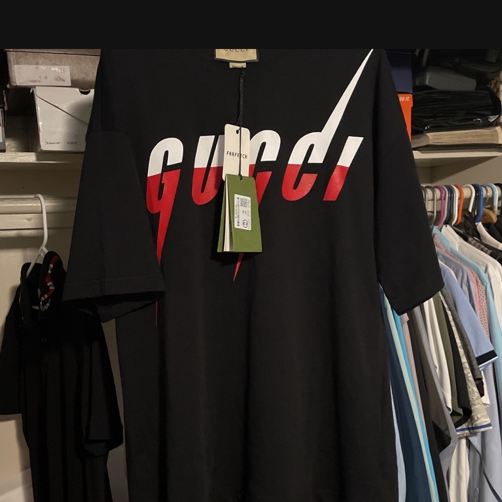 Black Gucci Shirt New